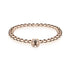 Trooper | 18k Rose Gold | Crystal Charm Bracelet